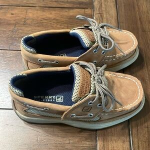 Toddler size 10 Sperry shoes never worn!